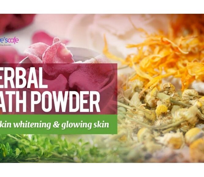 AYURVEDIC HERBAL BATH POWDER FOR SKIN WHITENING AND GLOWING SKIN