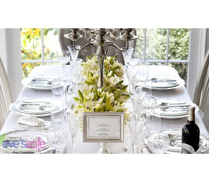 Rings on table and Stacked Glasses