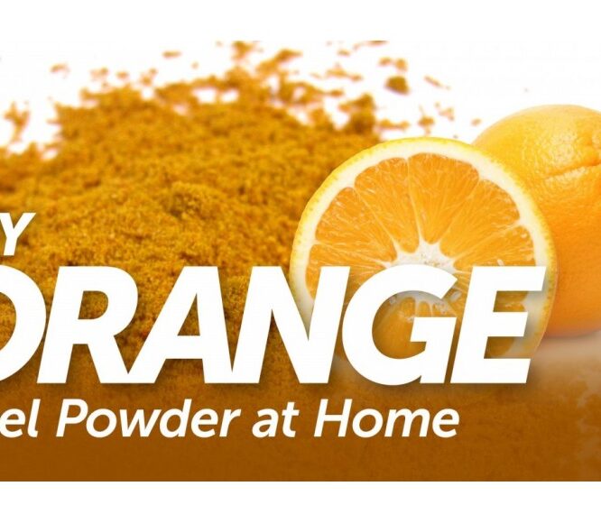 Evescafe | Make Pure Orange Peel Powder at Home