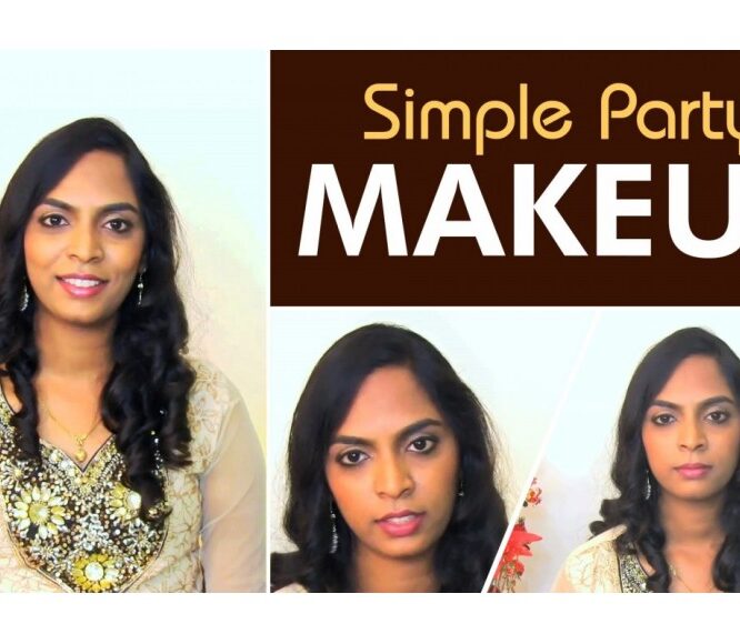 Easy Festive Makeup Tutorial with Hair Curls