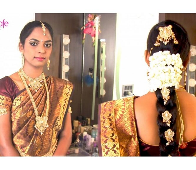 Evescafe | Bridal Makeup And South Indian Bridal Hair Do