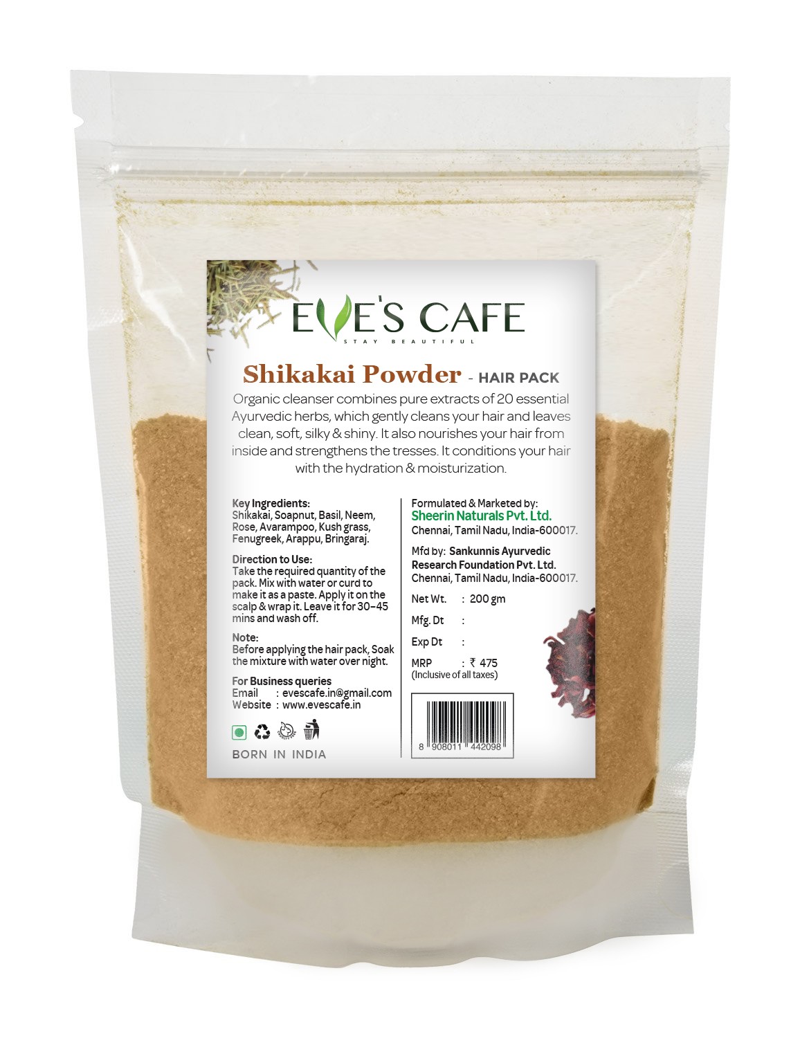 Herbal Shikakai Powder